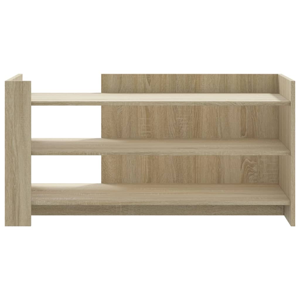 Salontafel 100x50x50 cm bewerkt hout sonoma eikenkleurig is nu te koop bij PeponiXL, paradijselijk wonen!