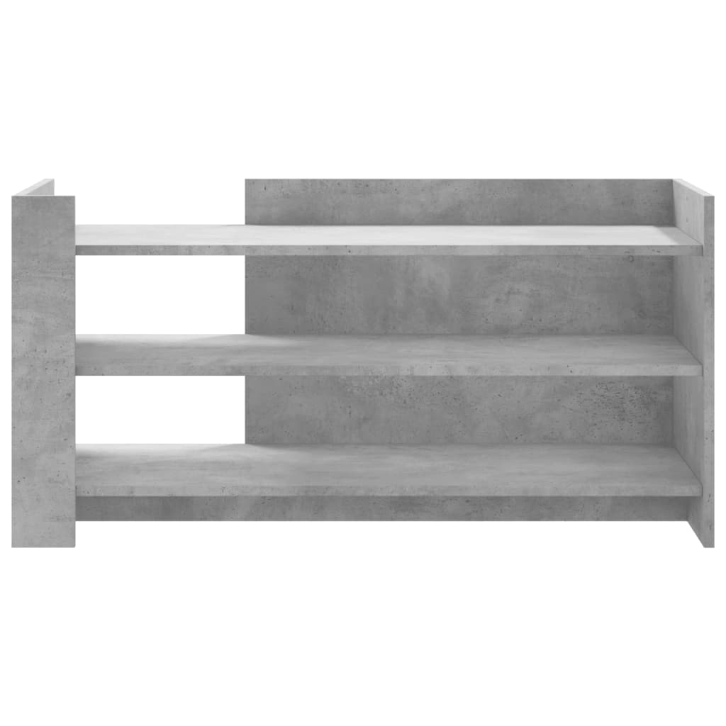 Salontafel 100x50x50 cm bewerkt hout betongrijs is nu te koop bij PeponiXL, paradijselijk wonen!
