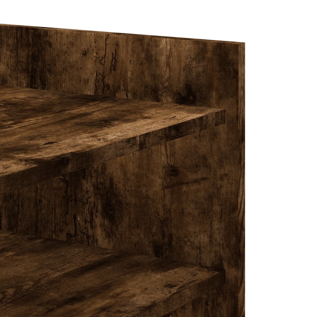 Salontafel 100x50x50 cm bewerkt hout gerookt eikenkleurig is nu te koop bij PeponiXL, paradijselijk wonen!