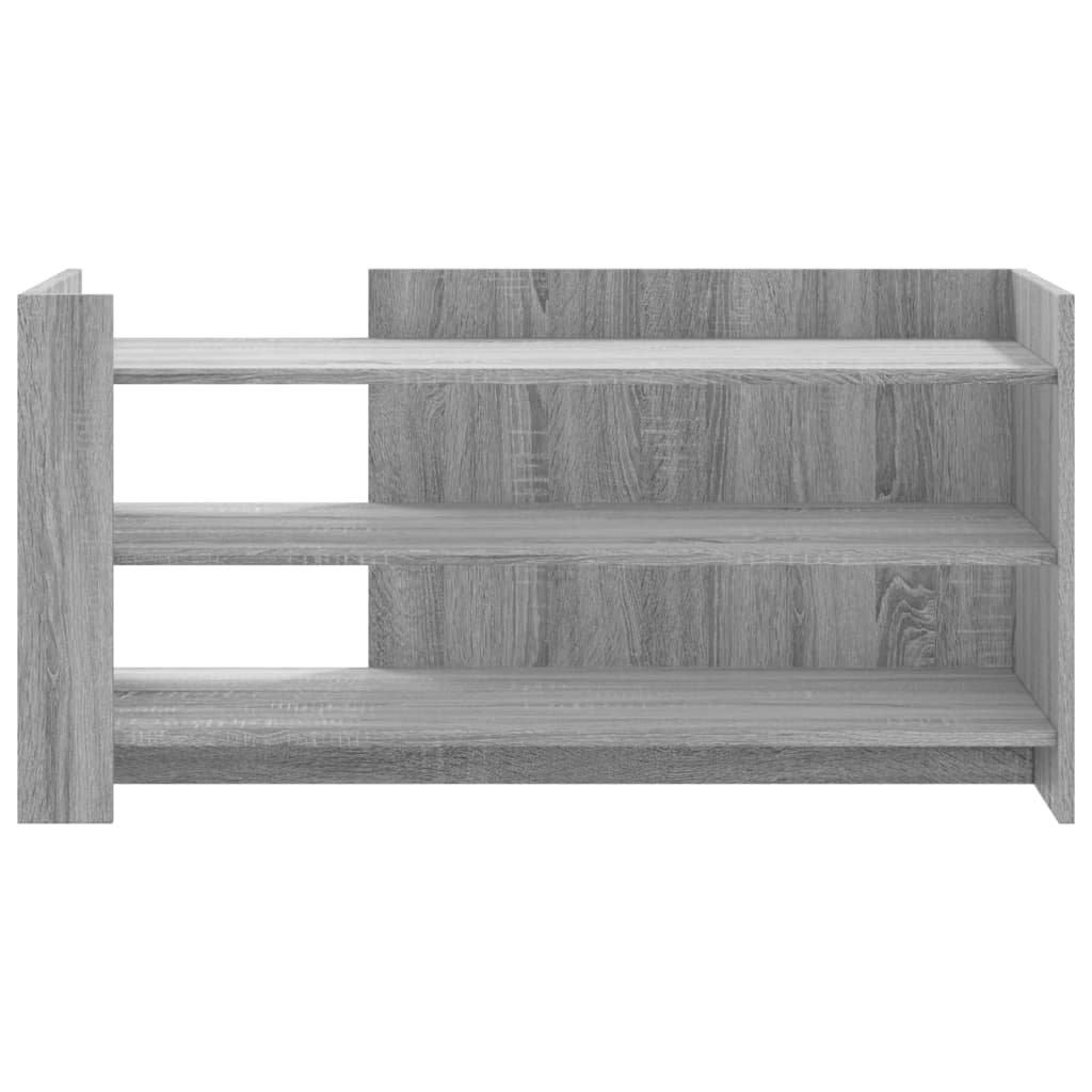 Salontafel 100x50x50 cm bewerkt hout grijs sonoma eikenkleur is nu te koop bij PeponiXL, paradijselijk wonen!