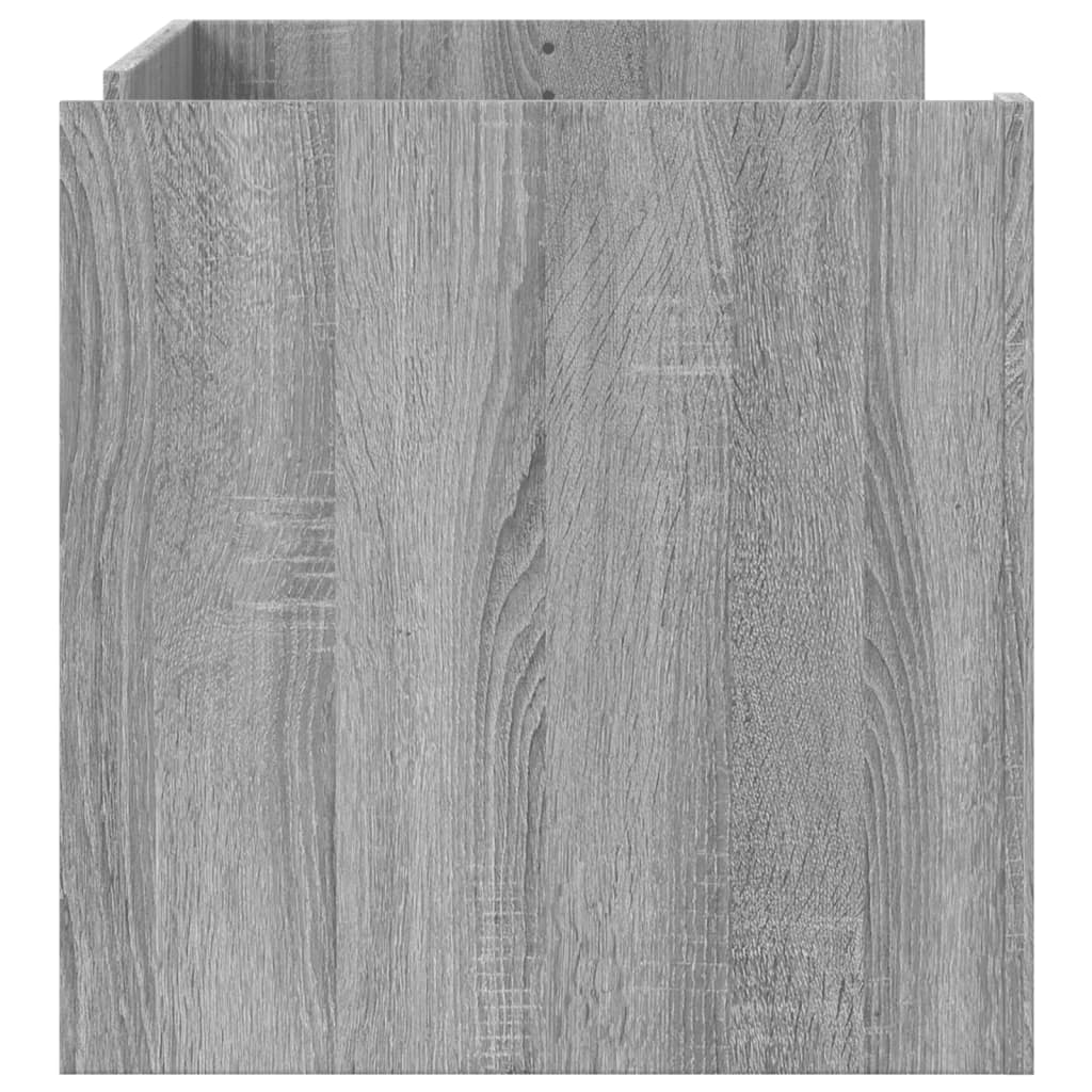 Salontafel 100x50x50 cm bewerkt hout grijs sonoma eikenkleur is nu te koop bij PeponiXL, paradijselijk wonen!