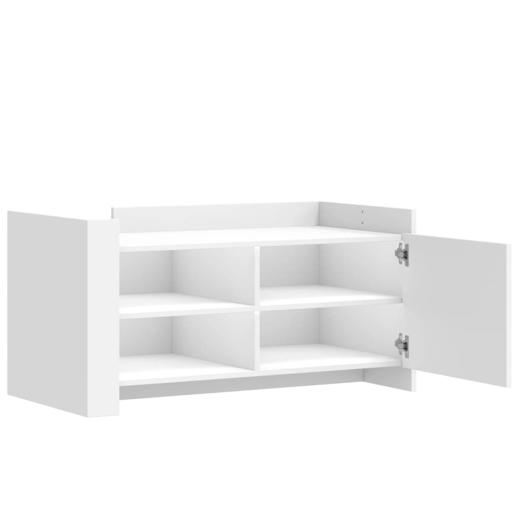 Salontafel 100x50x50 cm bewerkt hout wit is nu te koop bij PeponiXL, paradijselijk wonen!