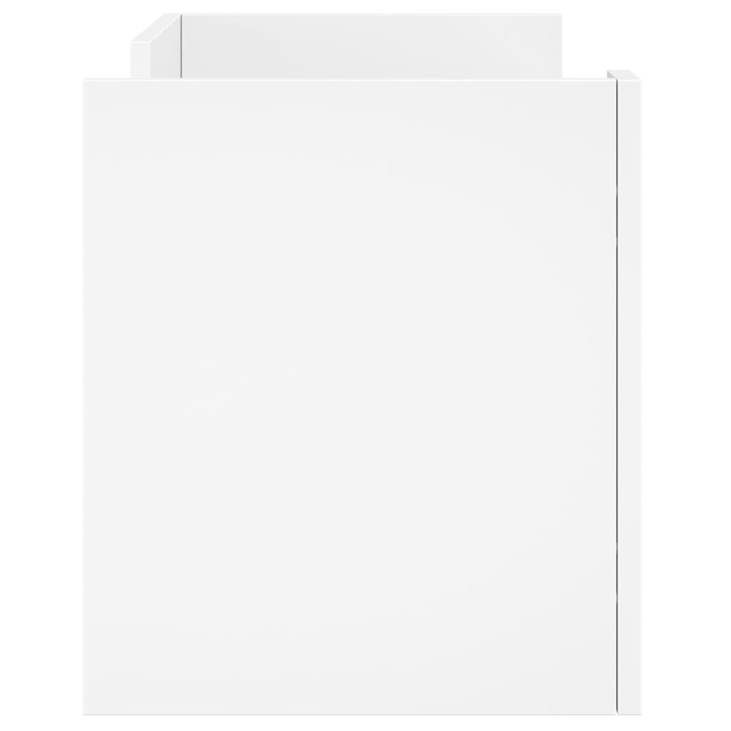 Tv-meubel 80x35x40 cm bewerkt hout wit is nu te koop bij PeponiXL, paradijselijk wonen!