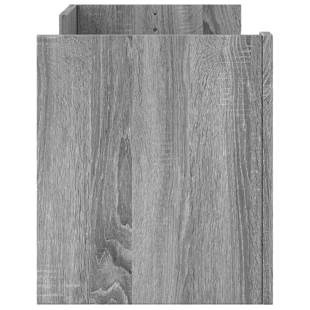 Tv-meubel 100x35x40 cm bewerkt hout grijs sonoma eikenkleurig is nu te koop bij PeponiXL, paradijselijk wonen!