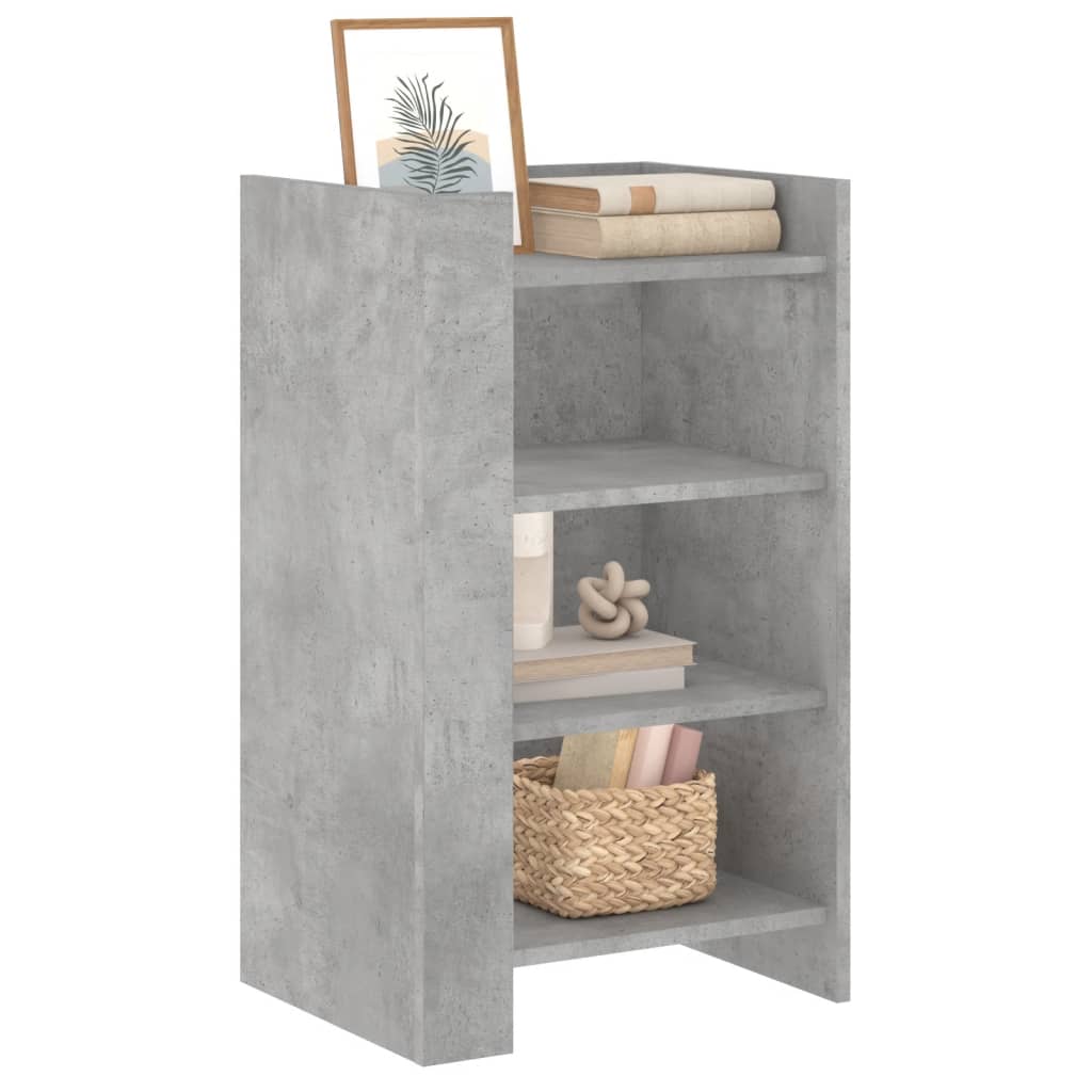 Dressoir 45x35x75 cm bewerkt hout betongrijs is nu te koop bij PeponiXL, paradijselijk wonen!