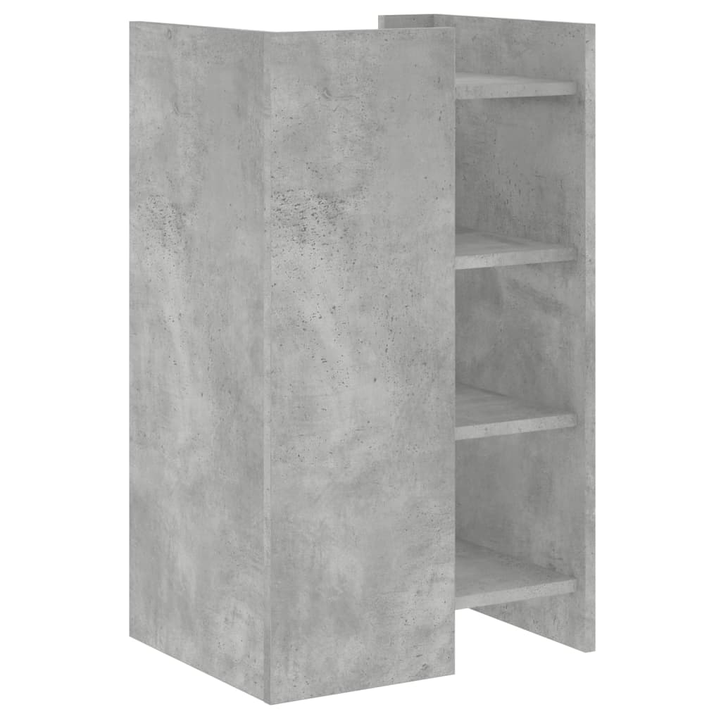 Dressoir 45x35x75 cm bewerkt hout betongrijs is nu te koop bij PeponiXL, paradijselijk wonen!