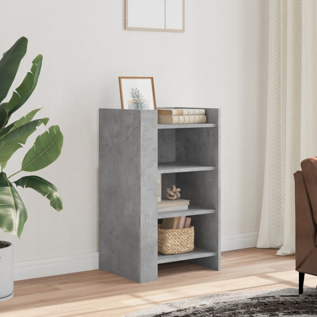 Dressoir 45x35x75 cm bewerkt hout betongrijs is nu te koop bij PeponiXL, paradijselijk wonen!