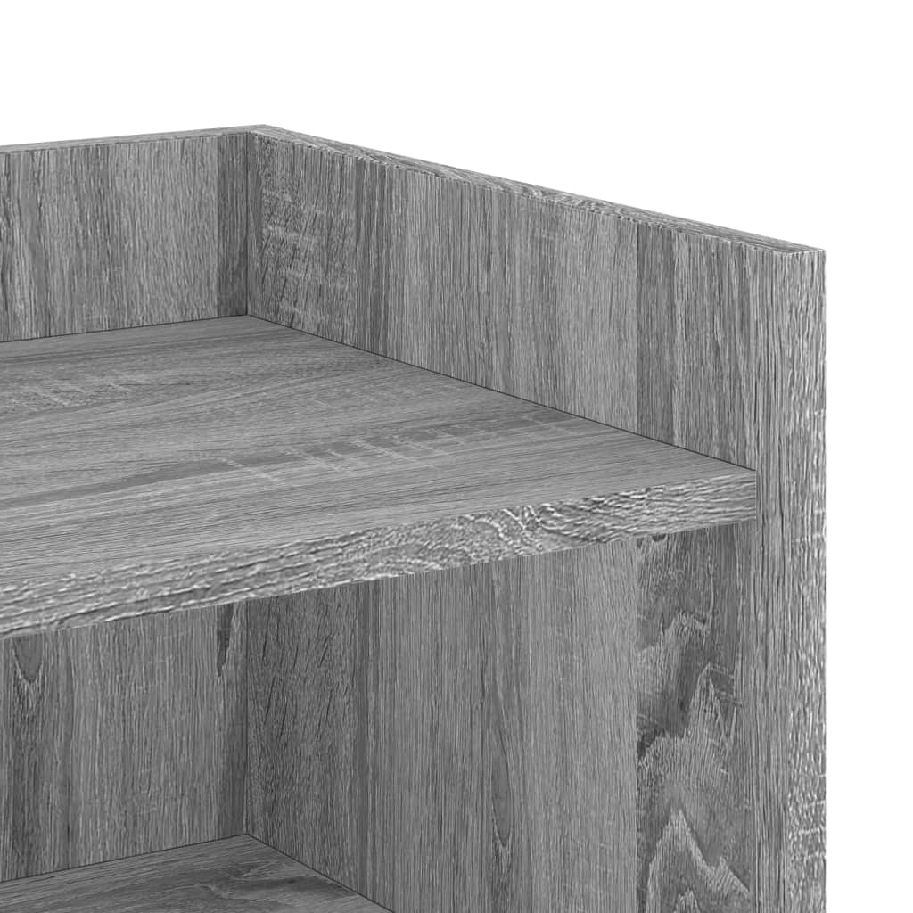 Dressoir 45x35x75 cm bewerkt hout grijs sonoma eikenkleurig is nu te koop bij PeponiXL, paradijselijk wonen!