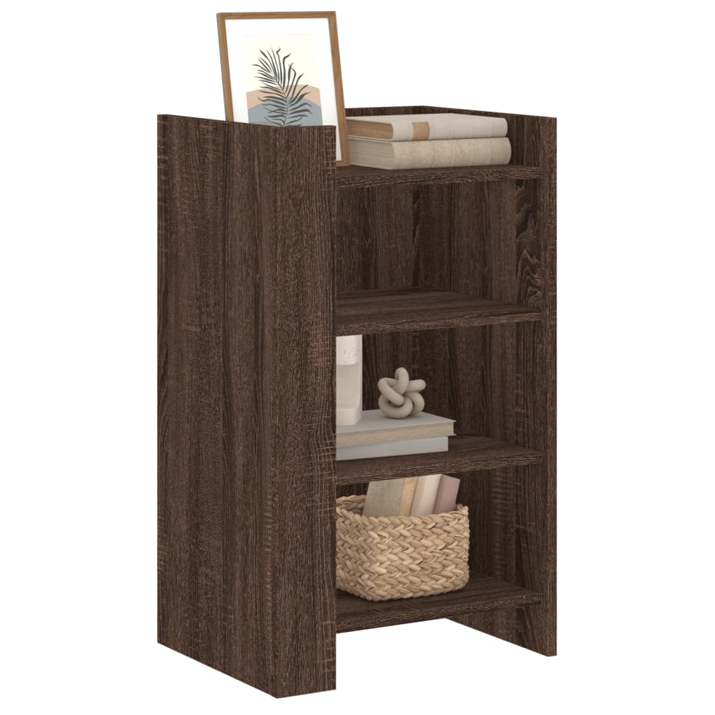 Dressoir 45x35x75 cm bewerkt hout bruin eikenkleur is nu te koop bij PeponiXL, paradijselijk wonen!