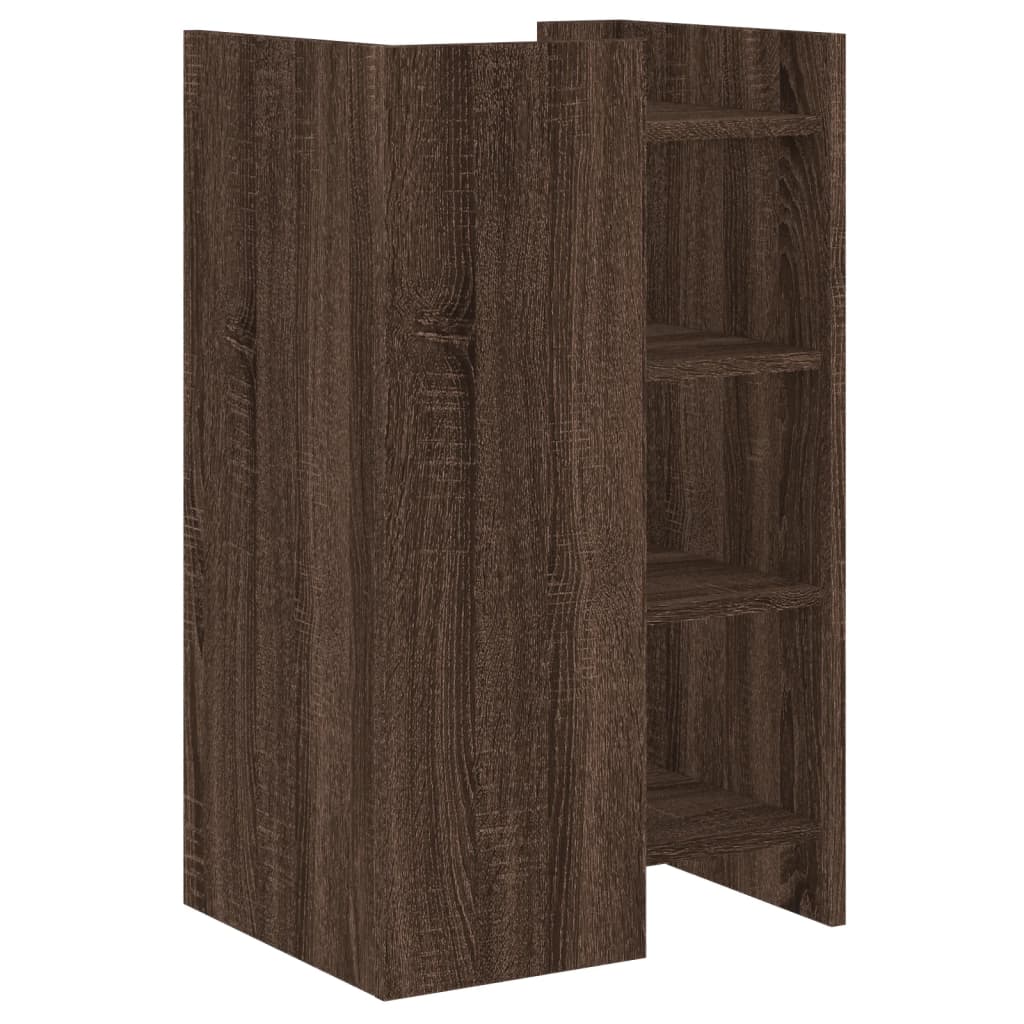 Dressoir 45x35x75 cm bewerkt hout bruin eikenkleur is nu te koop bij PeponiXL, paradijselijk wonen!