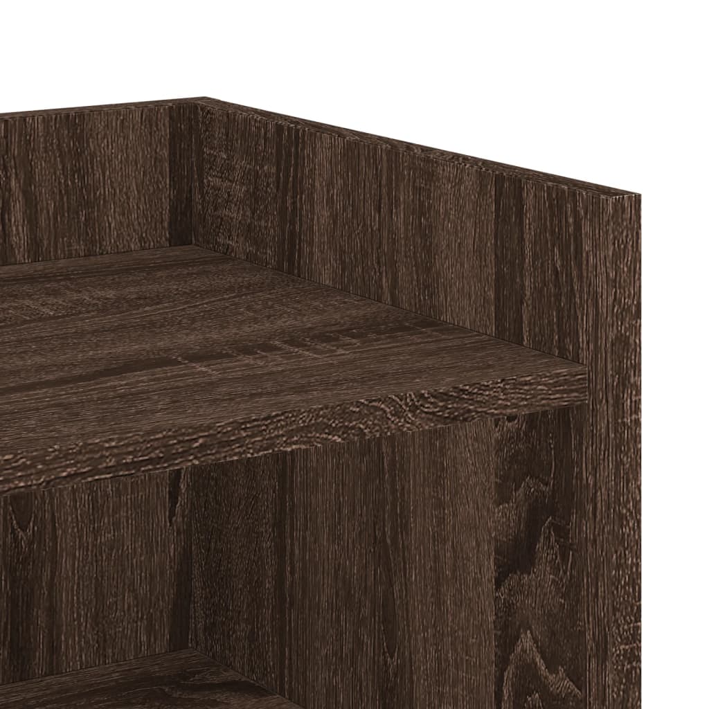 Dressoir 45x35x75 cm bewerkt hout bruin eikenkleur is nu te koop bij PeponiXL, paradijselijk wonen!