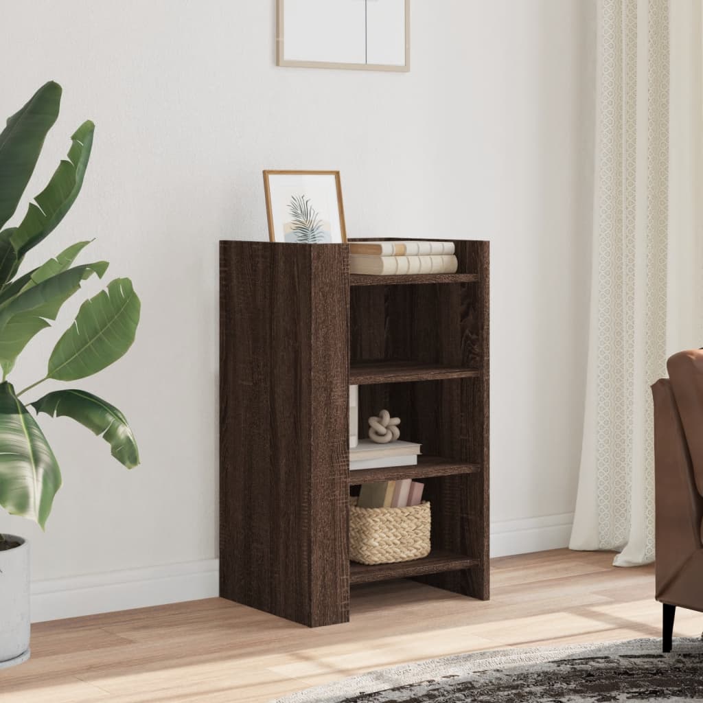 Dressoir 45x35x75 cm bewerkt hout bruin eikenkleur is nu te koop bij PeponiXL, paradijselijk wonen!