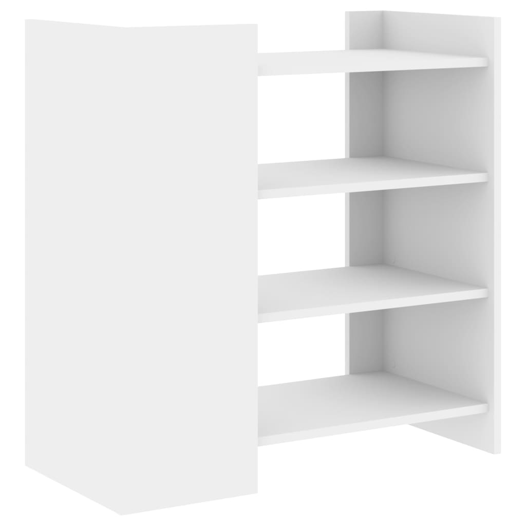 Dressoir 73,5x35x75 cm bewerkt hout wit is nu te koop bij PeponiXL, paradijselijk wonen!