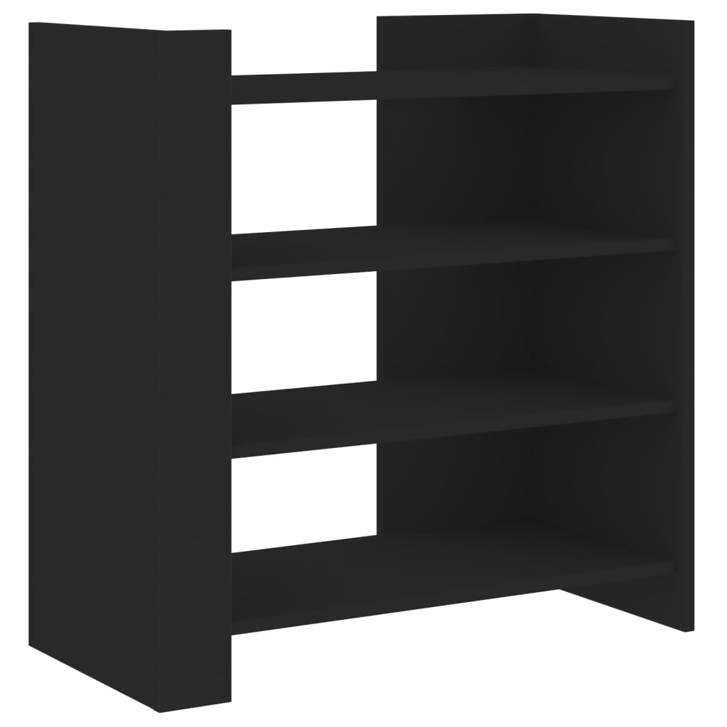 Dressoir 73,5x35x75 cm bewerkt hout zwart is nu te koop bij PeponiXL, paradijselijk wonen!