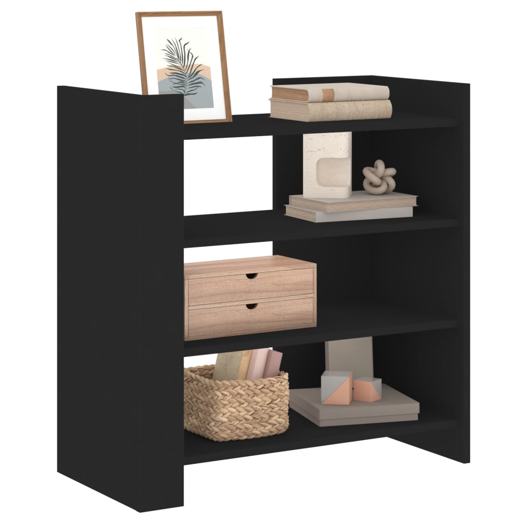 Dressoir 73,5x35x75 cm bewerkt hout zwart is nu te koop bij PeponiXL, paradijselijk wonen!