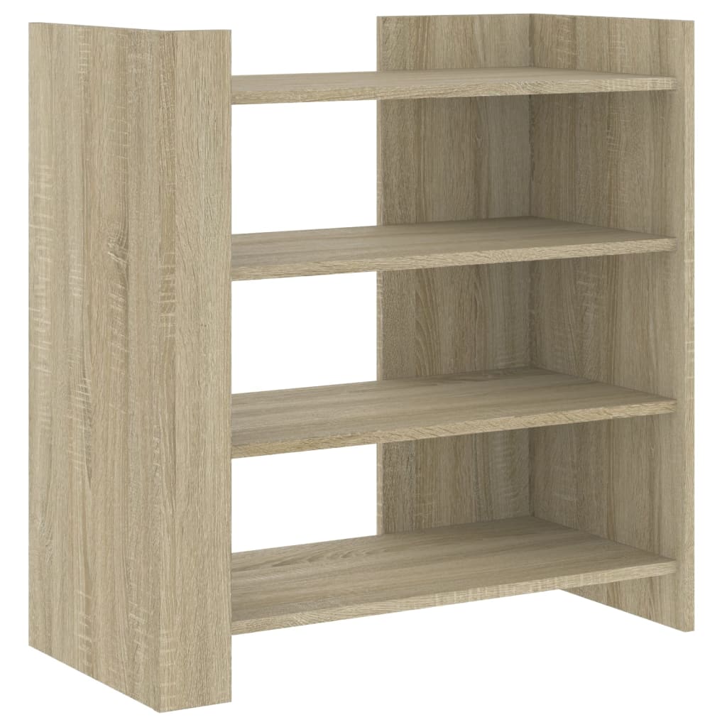 Dressoir 73,5x35x75 cm bewerkt hout sonoma eikenkleurig is nu te koop bij PeponiXL, paradijselijk wonen!