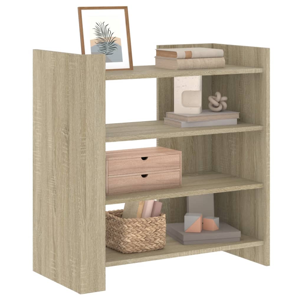 Dressoir 73,5x35x75 cm bewerkt hout sonoma eikenkleurig is nu te koop bij PeponiXL, paradijselijk wonen!