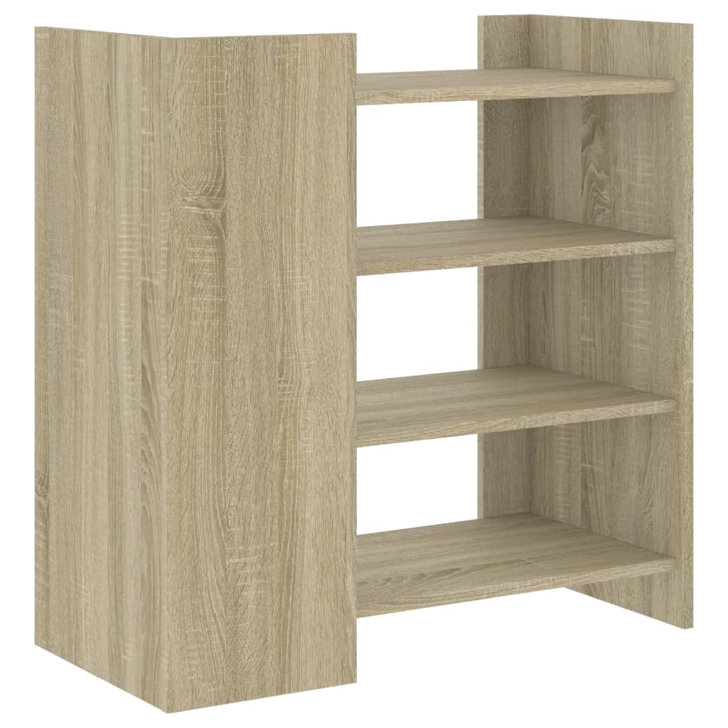 Dressoir 73,5x35x75 cm bewerkt hout sonoma eikenkleurig is nu te koop bij PeponiXL, paradijselijk wonen!