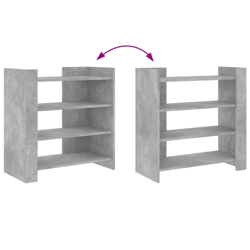 Dressoir 73,5x35x75 cm bewerkt hout betongrijs is nu te koop bij PeponiXL, paradijselijk wonen!