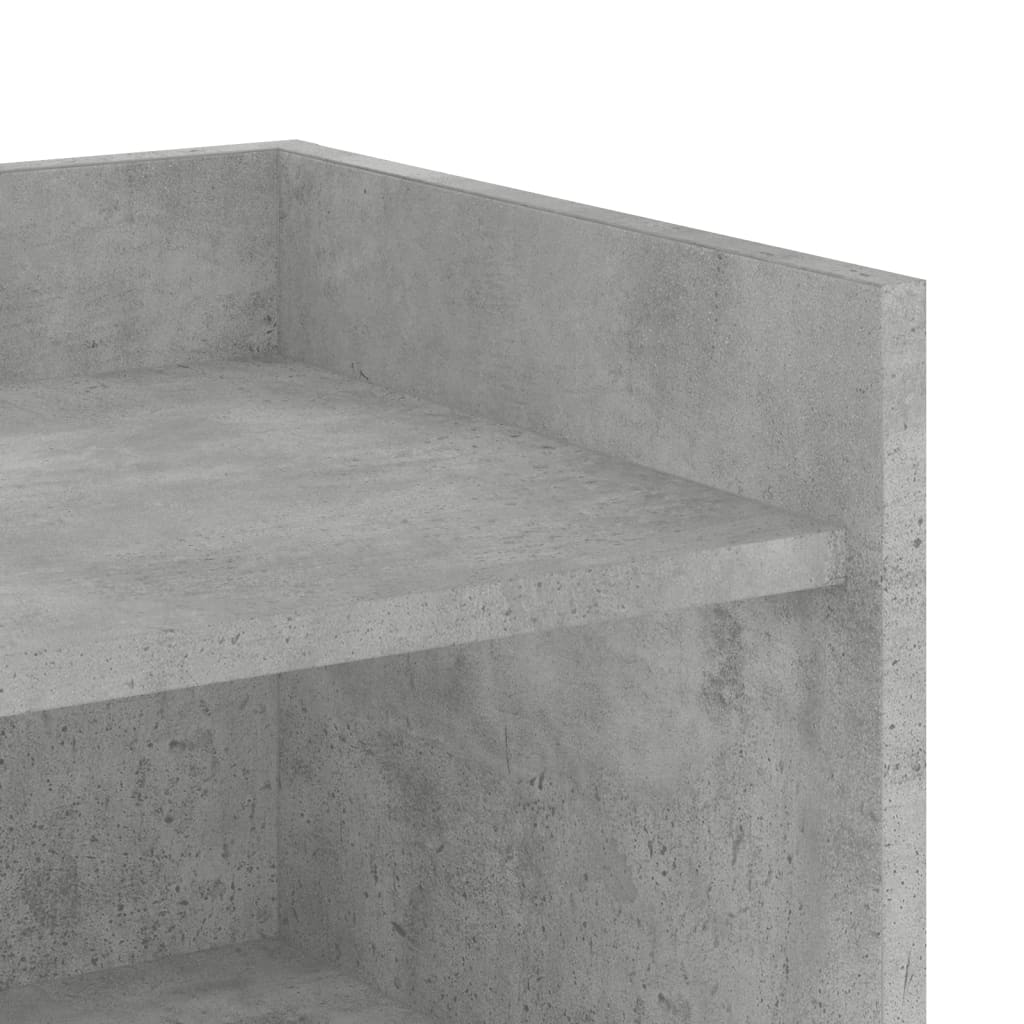 Dressoir 73,5x35x75 cm bewerkt hout betongrijs is nu te koop bij PeponiXL, paradijselijk wonen!