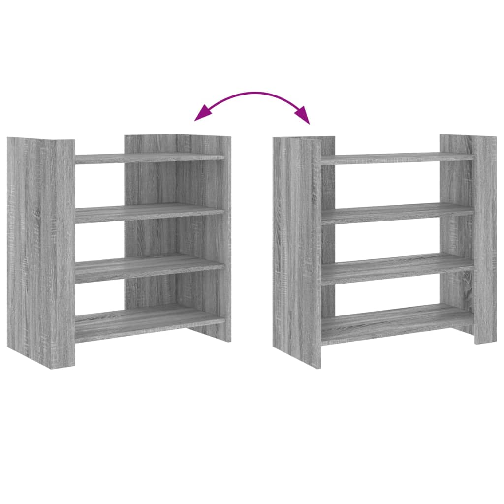 Dressoir 73,5x35x75 cm bewerkt hout grijs sonoma eikenkleurig is nu te koop bij PeponiXL, paradijselijk wonen!