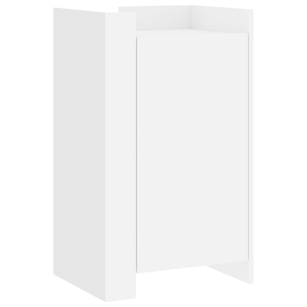 Dressoir 45x35x75 cm bewerkt hout wit is nu te koop bij PeponiXL, paradijselijk wonen!