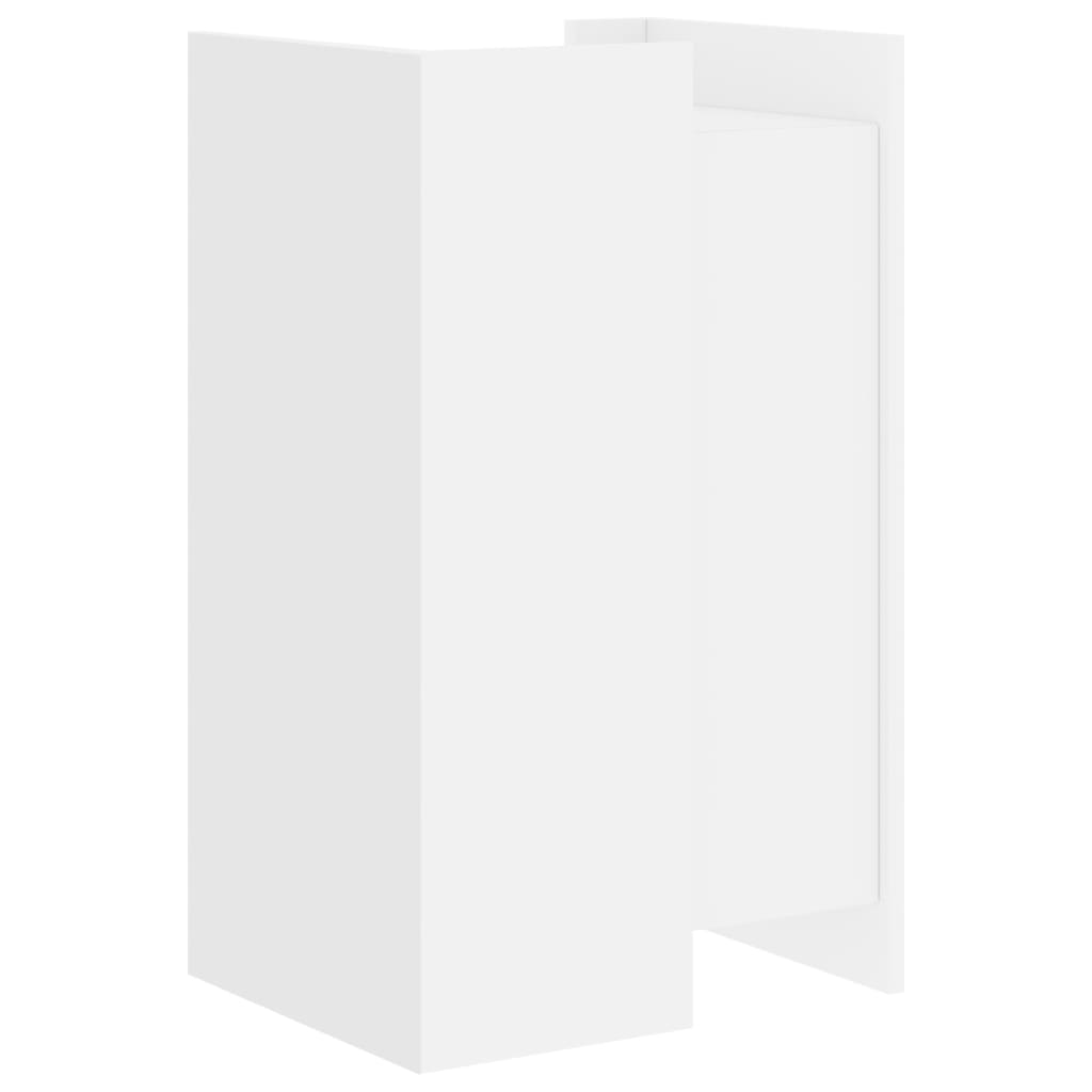 Dressoir 45x35x75 cm bewerkt hout wit is nu te koop bij PeponiXL, paradijselijk wonen!