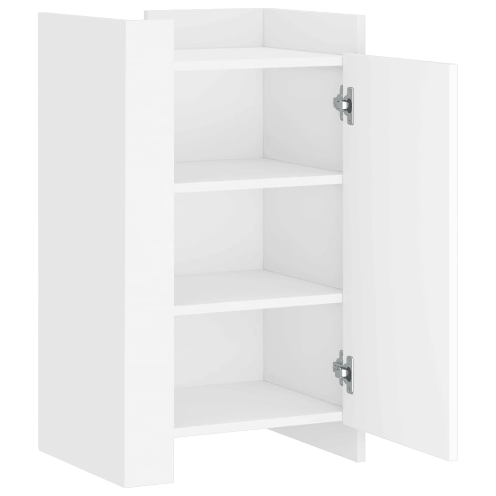 Dressoir 45x35x75 cm bewerkt hout wit is nu te koop bij PeponiXL, paradijselijk wonen!