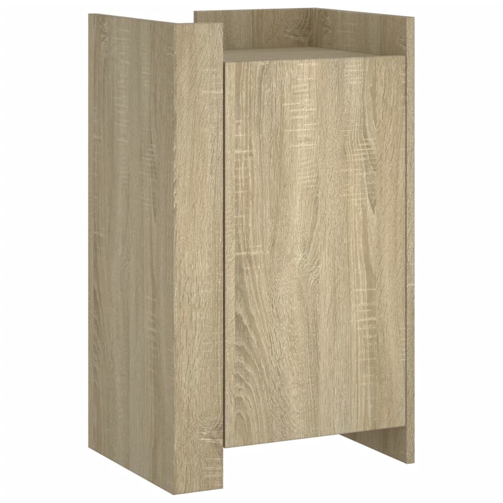 Dressoir 45x35x75 cm bewerkt hout sonoma eikenkleurig is nu te koop bij PeponiXL, paradijselijk wonen!