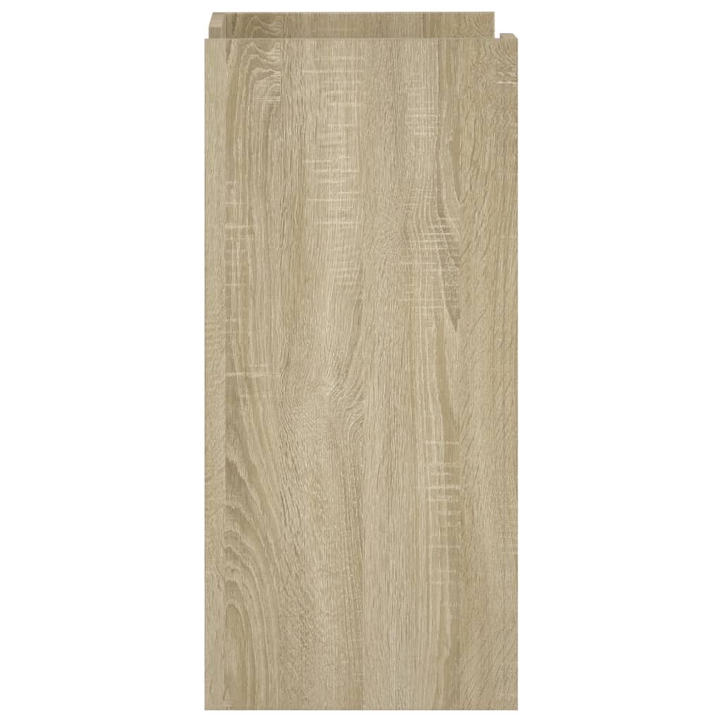 Dressoir 45x35x75 cm bewerkt hout sonoma eikenkleurig is nu te koop bij PeponiXL, paradijselijk wonen!