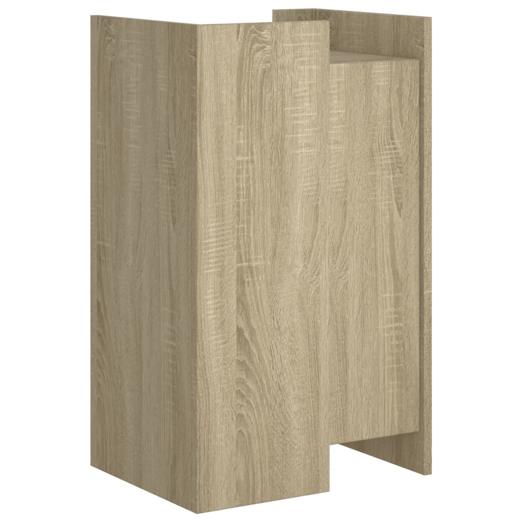 Dressoir 45x35x75 cm bewerkt hout sonoma eikenkleurig is nu te koop bij PeponiXL, paradijselijk wonen!