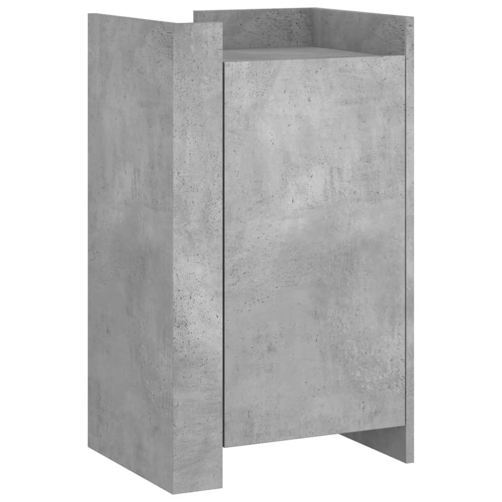 Dressoir 45x35x75 cm bewerkt hout betongrijs is nu te koop bij PeponiXL, paradijselijk wonen!