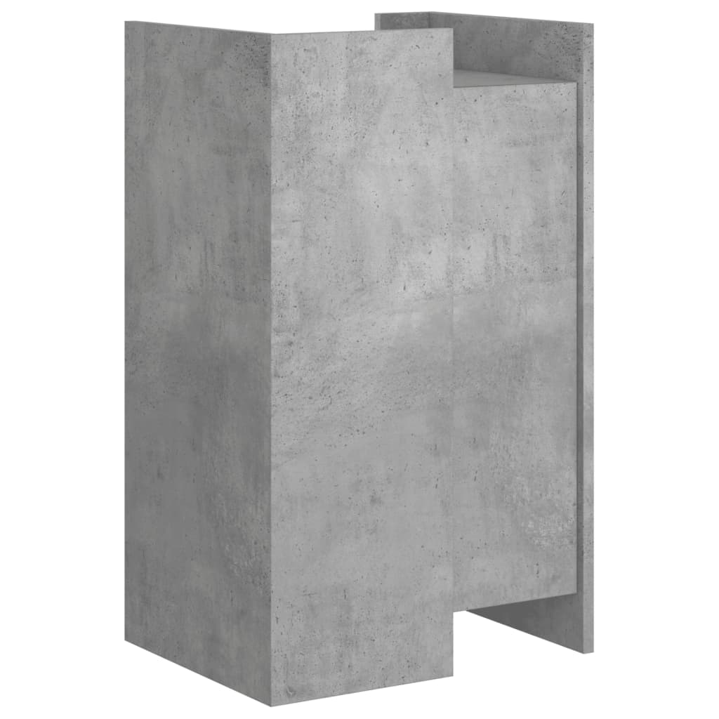 Dressoir 45x35x75 cm bewerkt hout betongrijs is nu te koop bij PeponiXL, paradijselijk wonen!