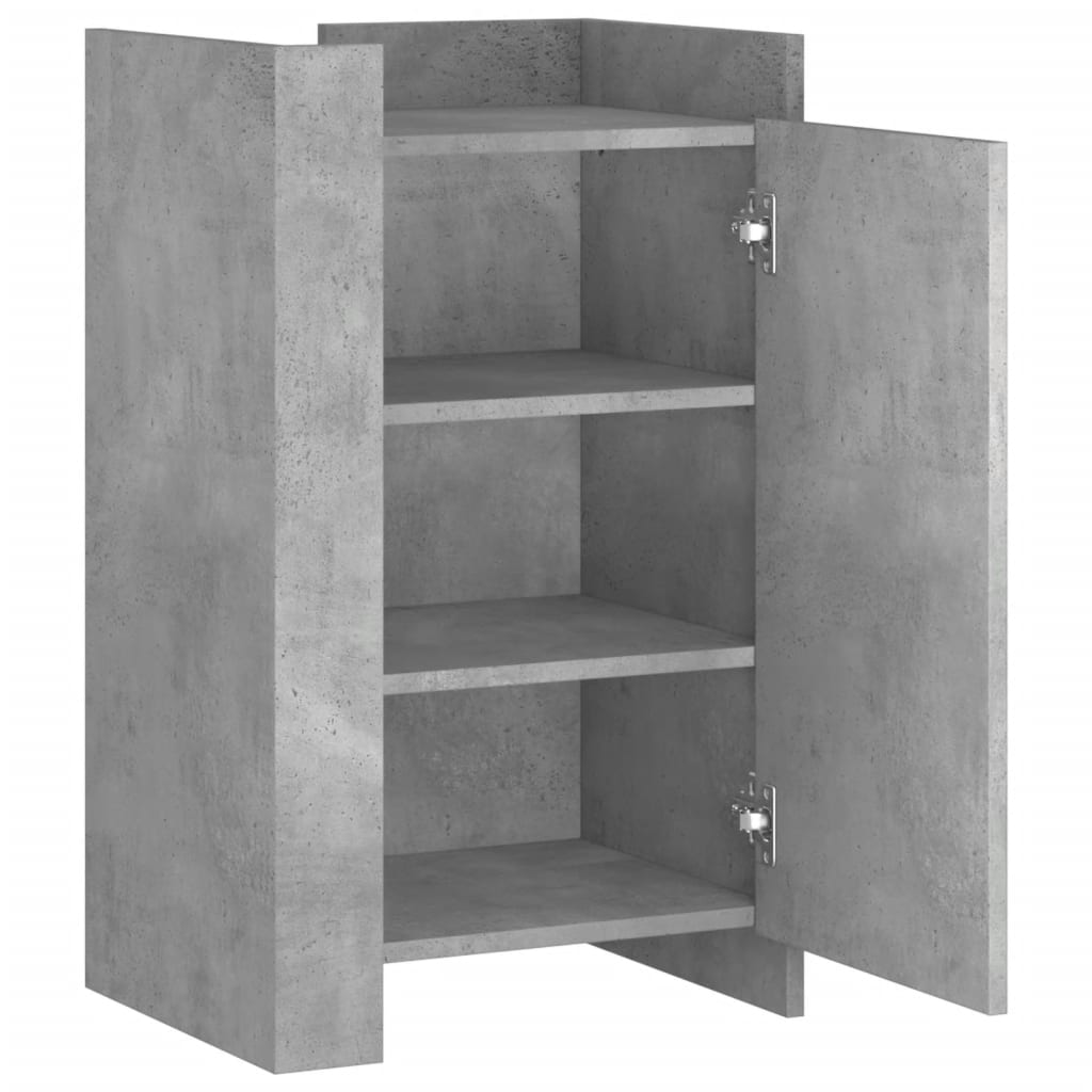 Dressoir 45x35x75 cm bewerkt hout betongrijs is nu te koop bij PeponiXL, paradijselijk wonen!