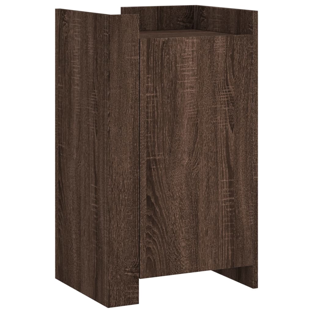 Dressoir 45x35x75 cm bewerkt hout bruin eikenkleurig is nu te koop bij PeponiXL, paradijselijk wonen!