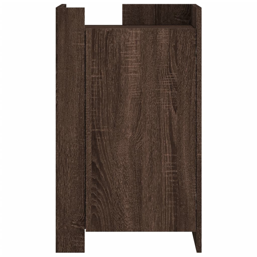 Dressoir 45x35x75 cm bewerkt hout bruin eikenkleurig is nu te koop bij PeponiXL, paradijselijk wonen!