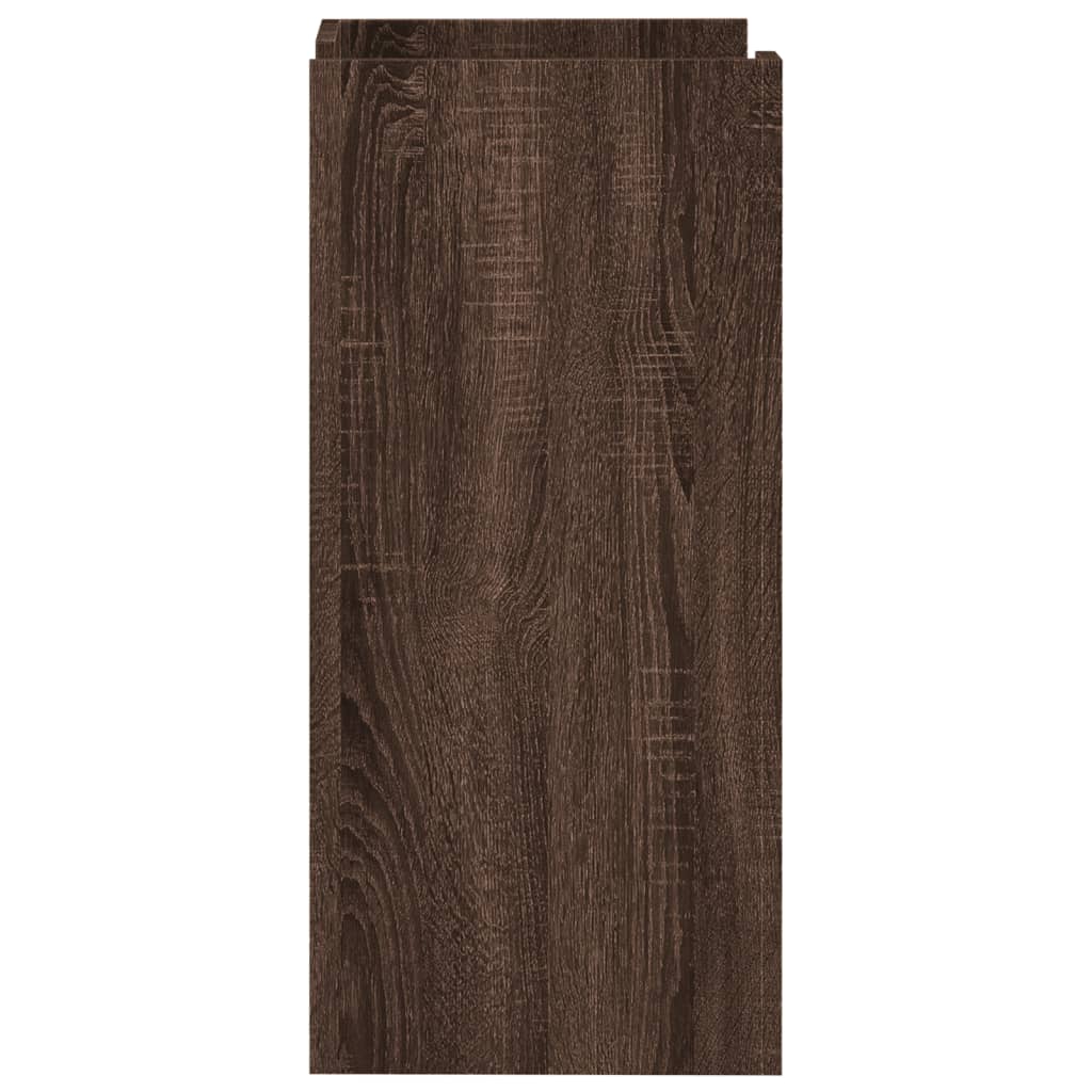 Dressoir 45x35x75 cm bewerkt hout bruin eikenkleurig is nu te koop bij PeponiXL, paradijselijk wonen!