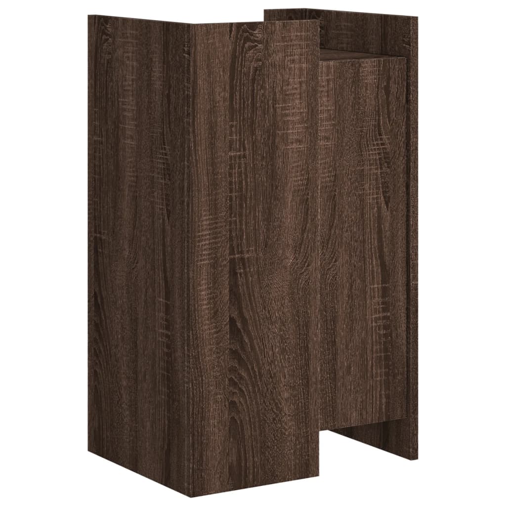 Dressoir 45x35x75 cm bewerkt hout bruin eikenkleurig is nu te koop bij PeponiXL, paradijselijk wonen!