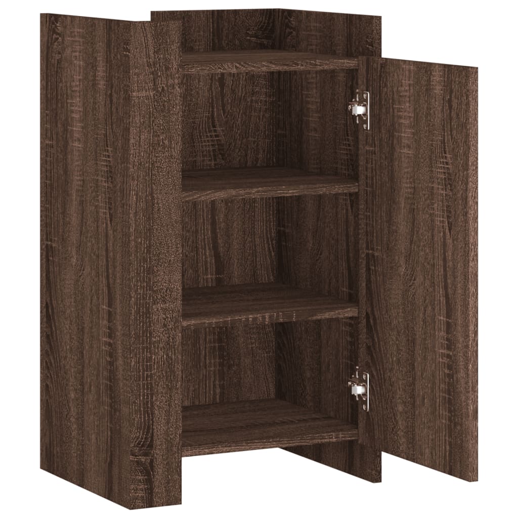 Dressoir 45x35x75 cm bewerkt hout bruin eikenkleurig is nu te koop bij PeponiXL, paradijselijk wonen!
