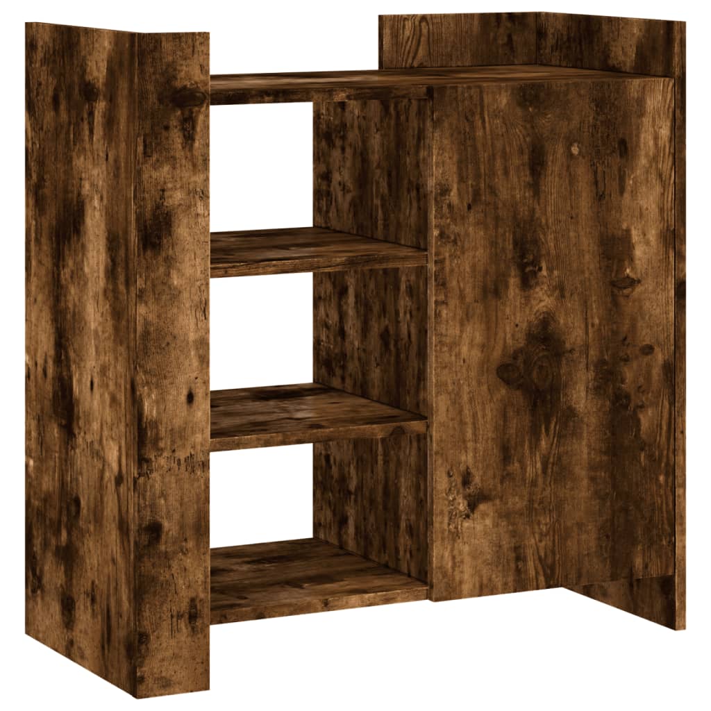 Dressoir 73,5x35x75 cm bewerkt hout gerookt eikenkleurig is nu te koop bij PeponiXL, paradijselijk wonen!
