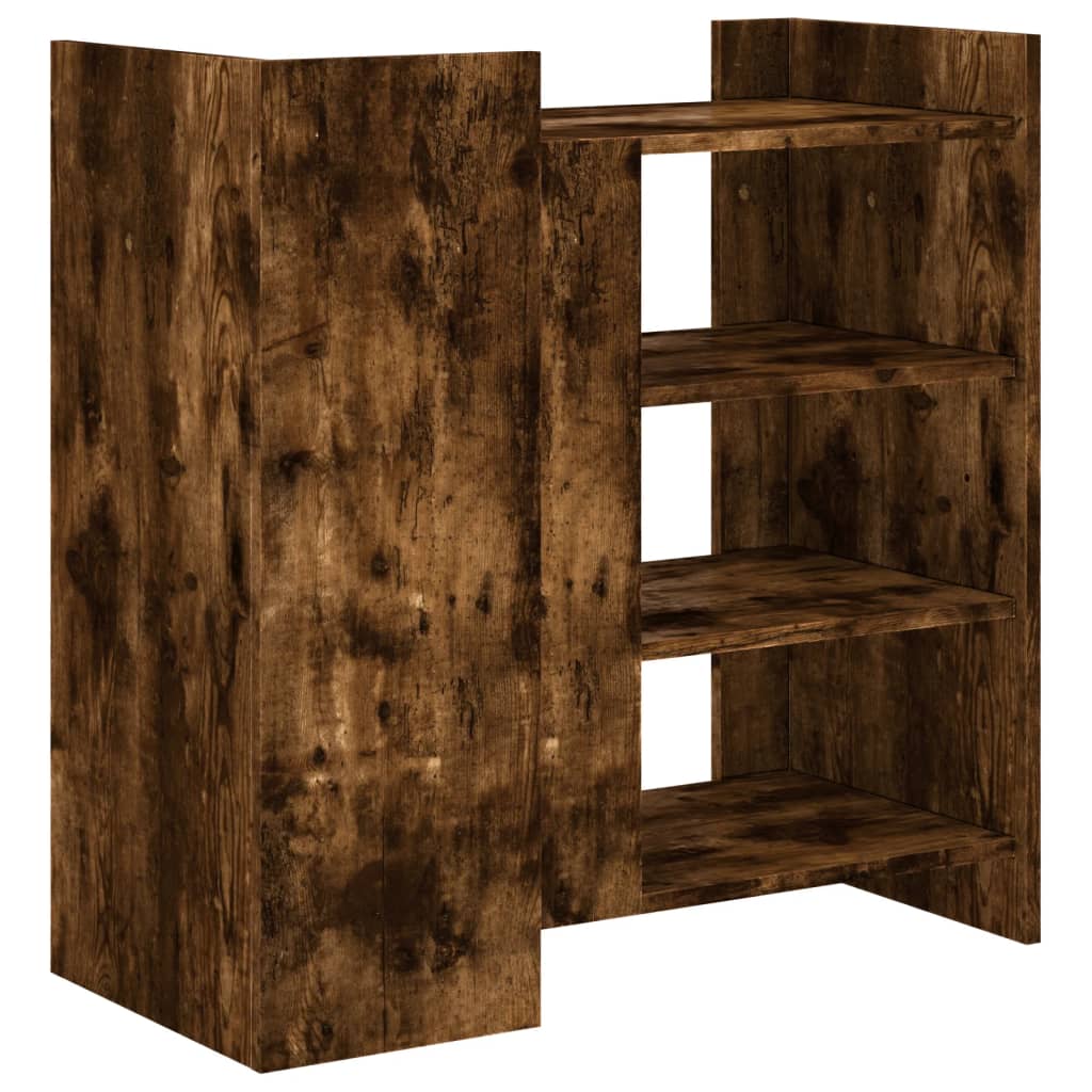 Dressoir 73,5x35x75 cm bewerkt hout gerookt eikenkleurig is nu te koop bij PeponiXL, paradijselijk wonen!