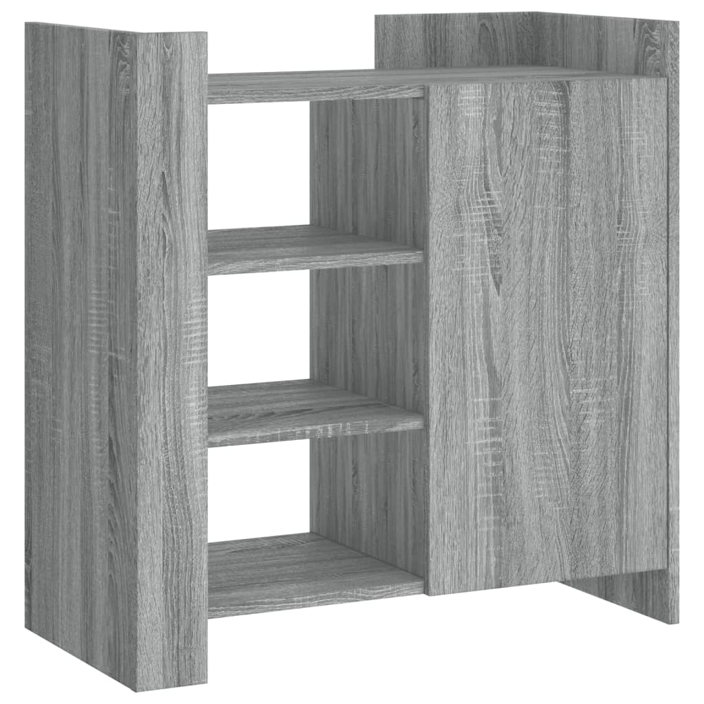 Dressoir 73,5x35x75 cm bewerkt hout grijs sonoma eikenkleurig is nu te koop bij PeponiXL, paradijselijk wonen!