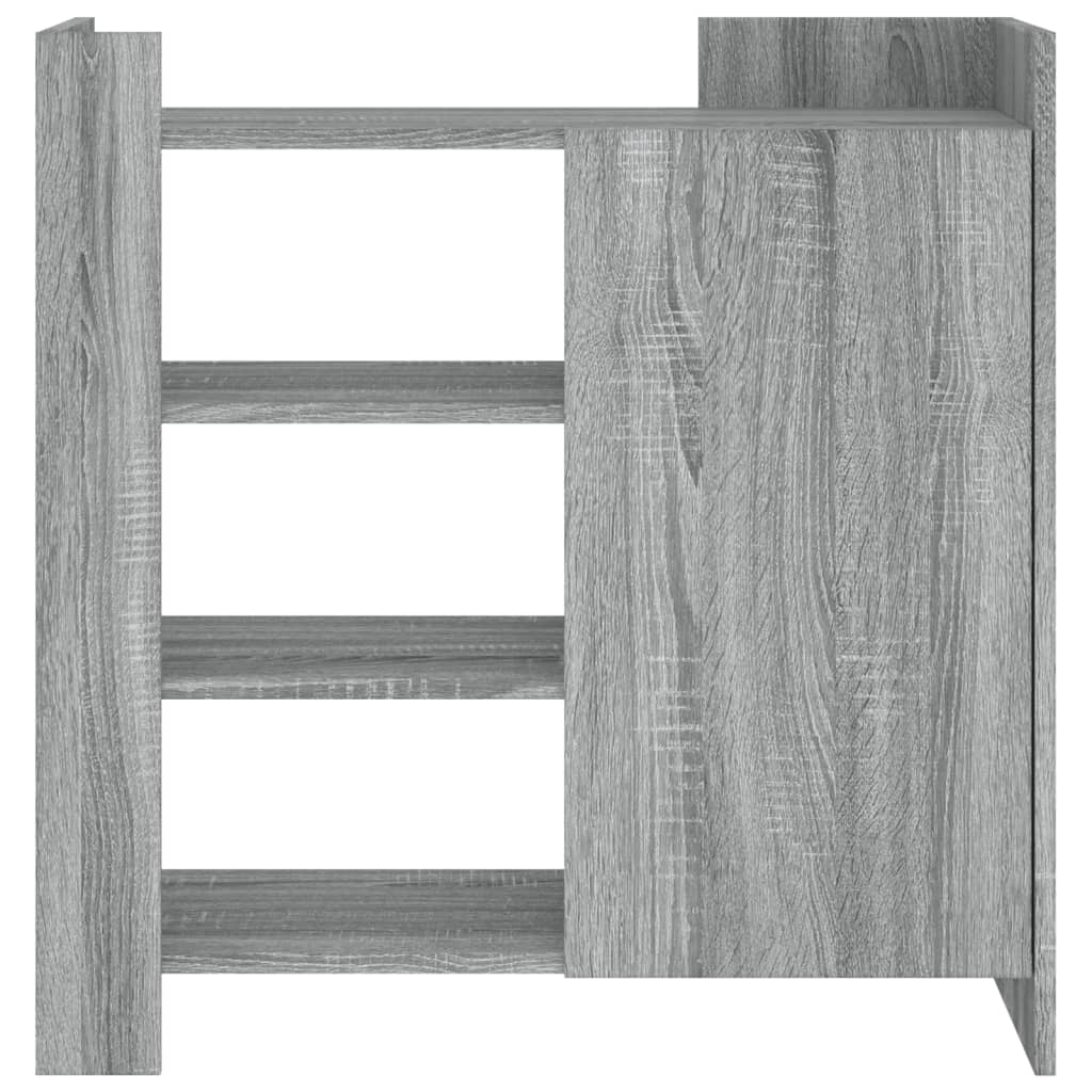 Dressoir 73,5x35x75 cm bewerkt hout grijs sonoma eikenkleurig is nu te koop bij PeponiXL, paradijselijk wonen!
