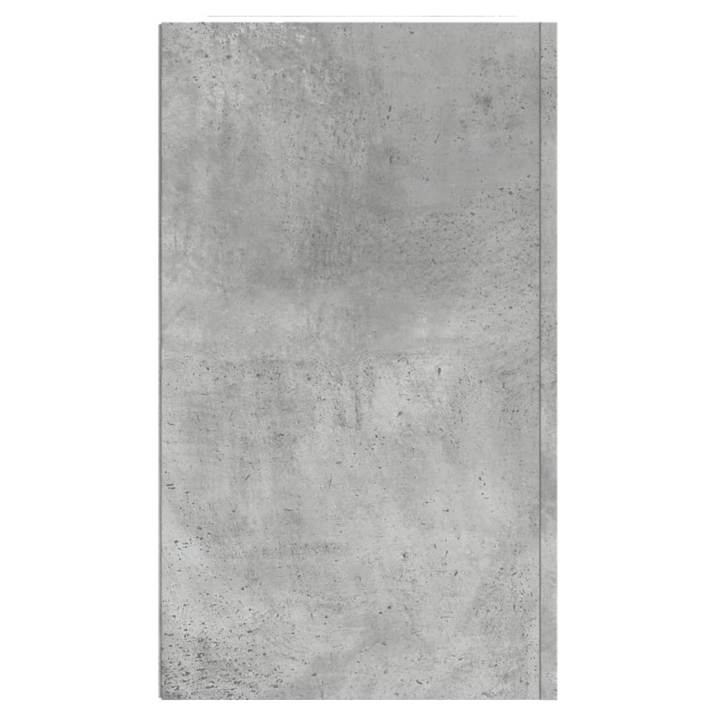 Wandkast 75x35x60 cm bewerkt hout betongrijs is nu te koop bij PeponiXL, paradijselijk wonen!