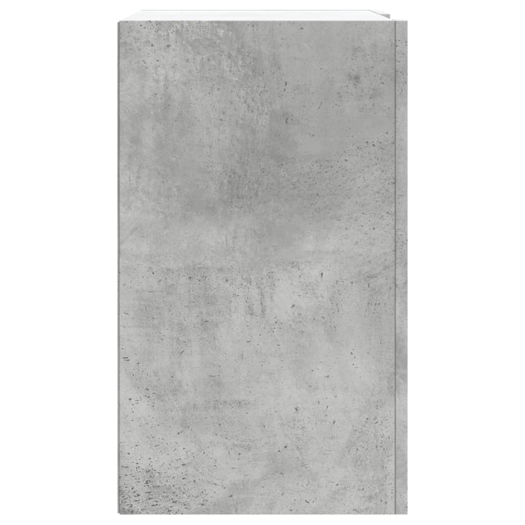 Wandkast 75x35x60 cm bewerkt hout betongrijs is nu te koop bij PeponiXL, paradijselijk wonen!
