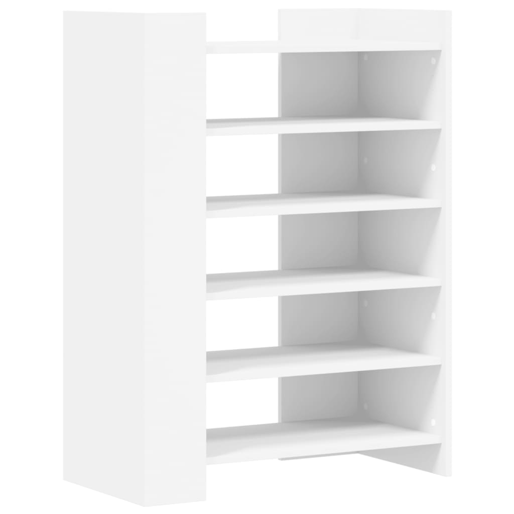 Schoenenkast 74,5x37,5x100 cm bewerkt hout wit is nu te koop bij PeponiXL, paradijselijk wonen!