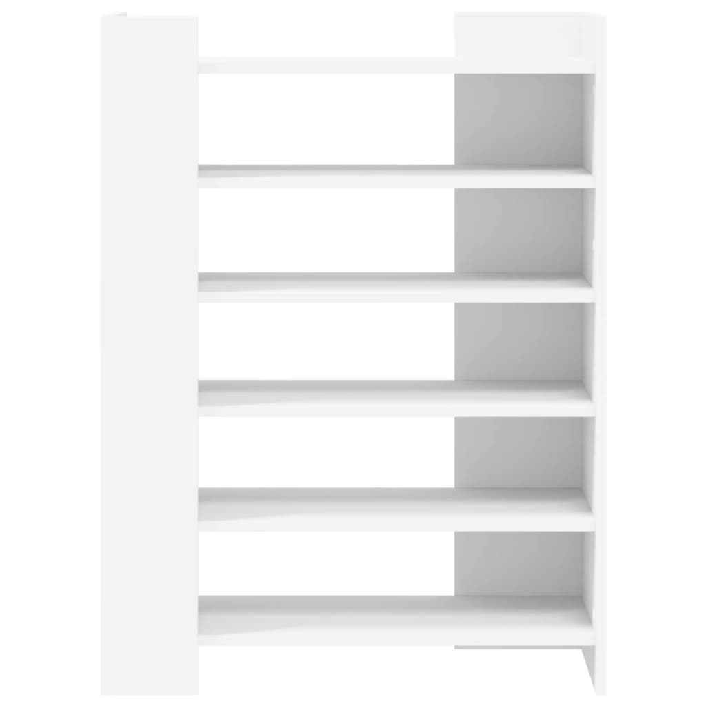 Schoenenkast 74,5x37,5x100 cm bewerkt hout wit is nu te koop bij PeponiXL, paradijselijk wonen!