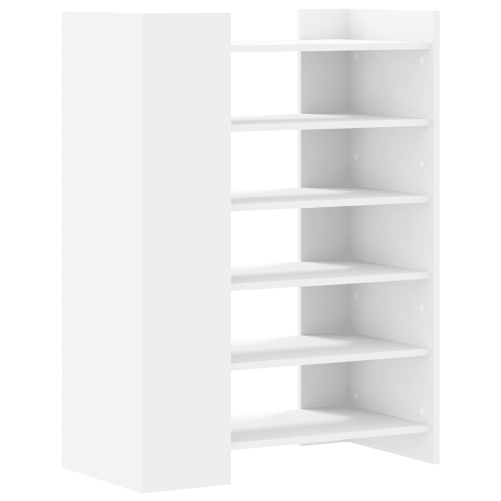 Schoenenkast 74,5x37,5x100 cm bewerkt hout wit is nu te koop bij PeponiXL, paradijselijk wonen!