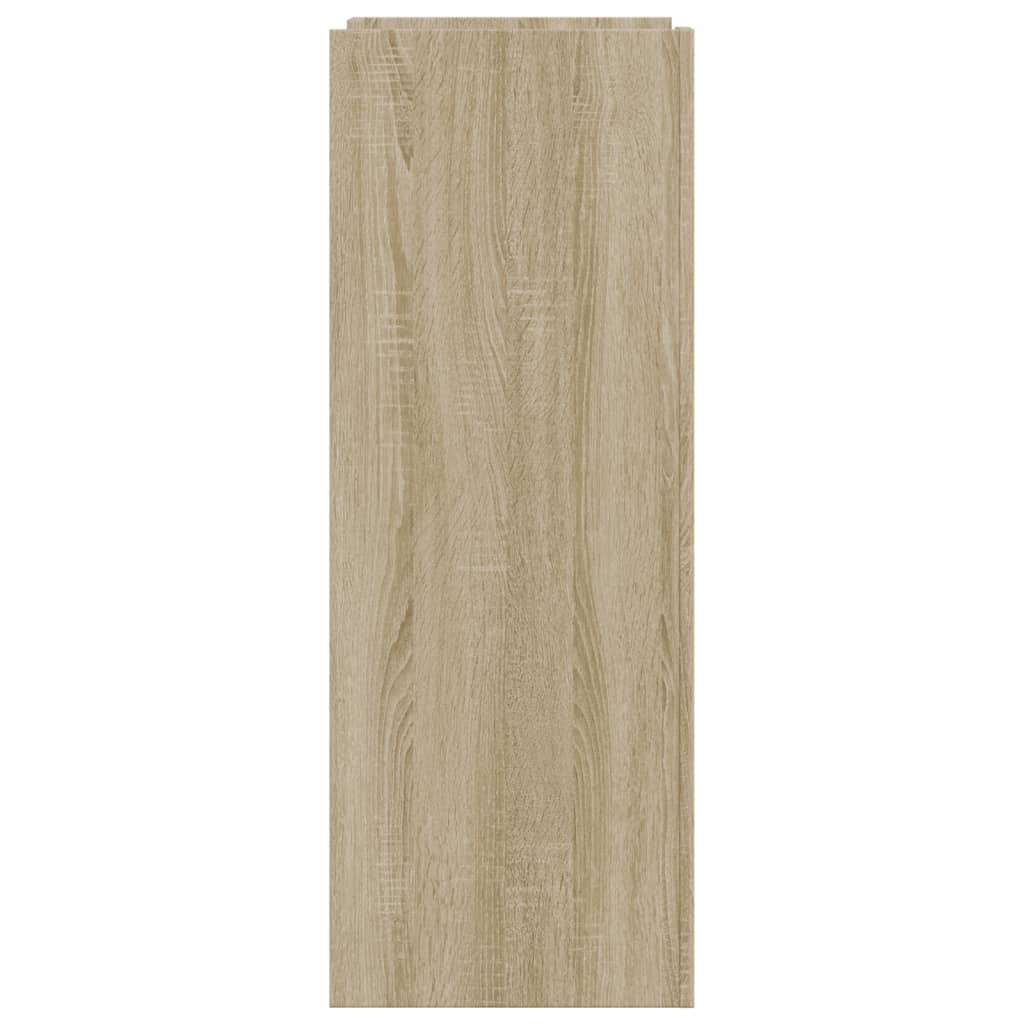 Schoenenkast 74,5x37,5x100 cm bewerkt hout sonoma eikenkleurig is nu te koop bij PeponiXL, paradijselijk wonen!
