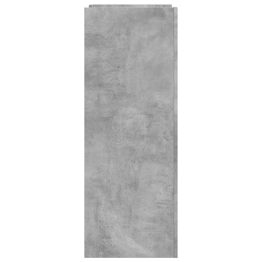 Schoenenkast 74,5x37,5x100 cm bewerkt hout betongrijs is nu te koop bij PeponiXL, paradijselijk wonen!